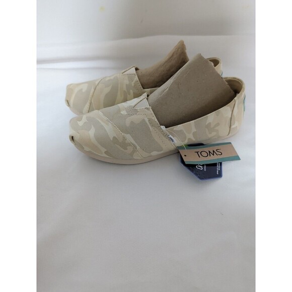 Women's TOMS Camouflage Shoes Alpargata  5.5 Ortholite Comfort Foam Insoles - Picture 1 of 10